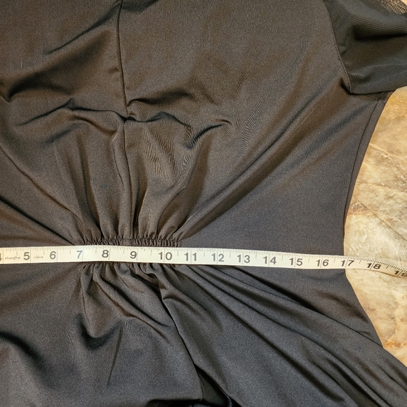 Alison Sheri EUC unique goth dress black L - Picture 11 of 14